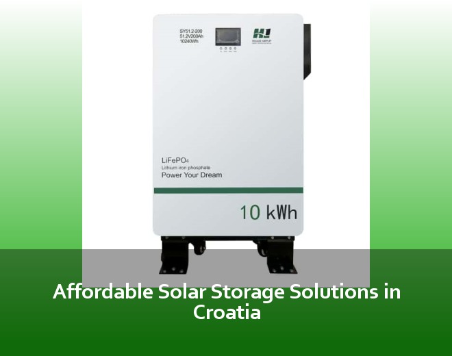 Affordable Solar Storage Solutions in Croatia